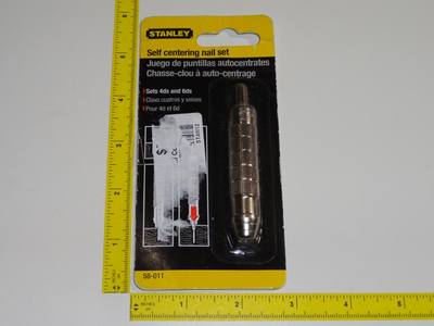 VTG Stanley Self-Centering Nail Set NOS Carpenter Cabinetmaker Tool For 4D & 6D