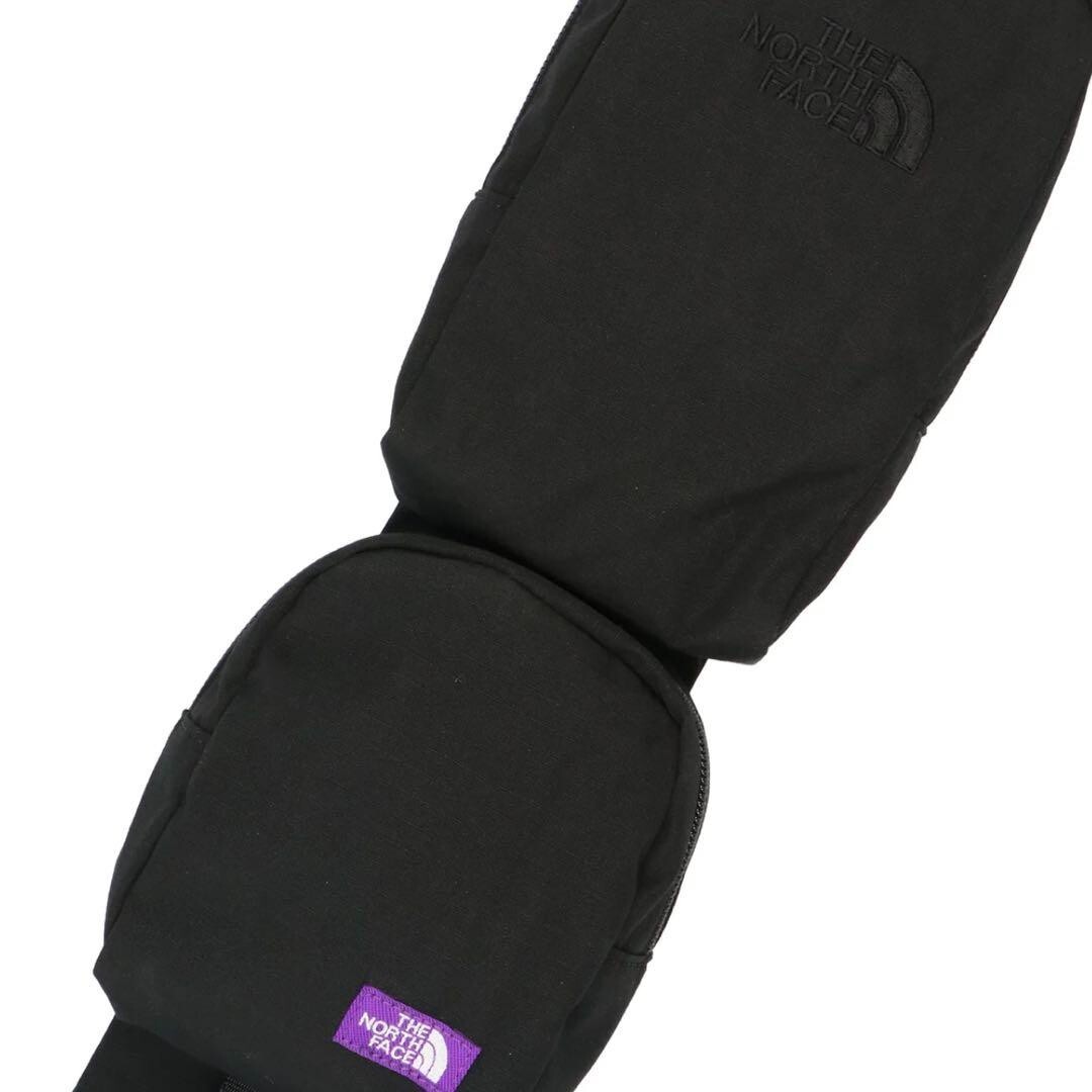 黒　ノースフェイス　mountain wind sling bag THE NORTH FACE PURPLE LABEL Mountain Wind Sling Bag Black
