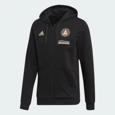 Adidas MLS Atlanta United FC Travel Jacket Black,Gold DP4954 