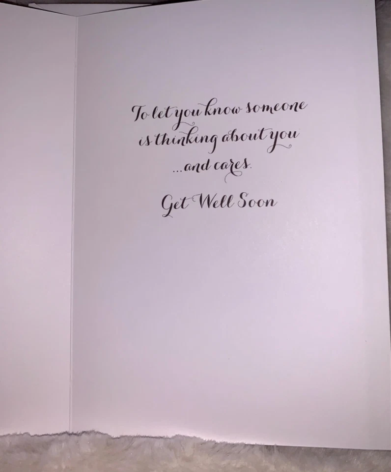 Get Well Soon Encouragement Greeting Card Floral Water Pitcher - Image 2 of 3