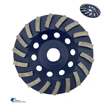 3 PACK 4 in Concrete Cup Wheels Grinding Concrete Masonry Blocks Stone Marble