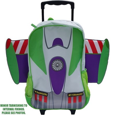 Disney Store Buzz Lightyear Suitcase Hand Luggage Rolling Soft