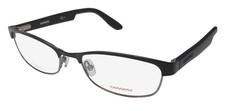 NEW CARRERA CA5509 EYEWEAR BLACK WOMENS BROWLINE DCA 53-17-140 METAL  PLASTIC