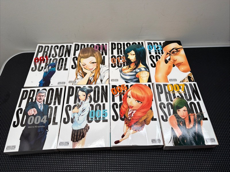 Prison School Vol 1-4-5-6-7-11-12-13 English Manga  by Akira Hiramoto