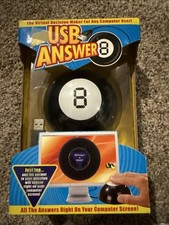 USB Virtual Decision Maker for Your Computer Magic 8 Ball Answers New Sealed