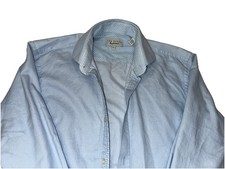 Ted Baker Endurance Men's Dress Shirt Size M 15 34/35 Blue