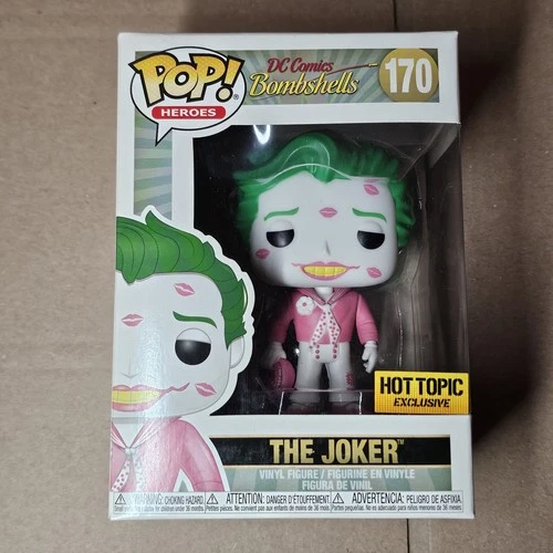 Funko Pop! Vinyl: DC Comics -The Joker (Pink) (White) -Hot Topic (Exclusive)#170