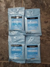 NEW Neutrogena makeup remover wipes 4 PACKAGES of 7 each Towelettes Ultra soft