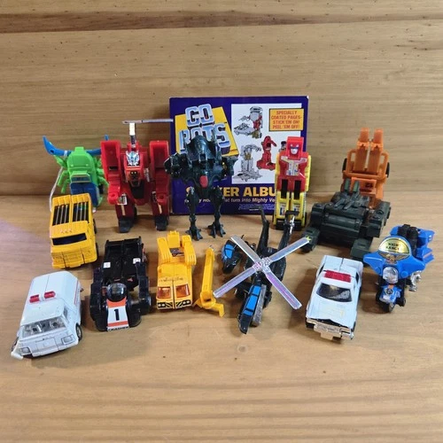 Vintage Gobots Figure Lot Some Broken For Parts Repairs or Customization