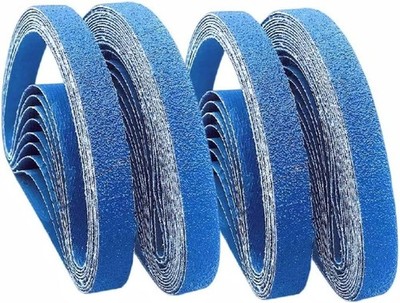 Zirkoniumkorund Schleifbänder,13 x 457 mm,20 Stück Körnung 60 für Black & Dec