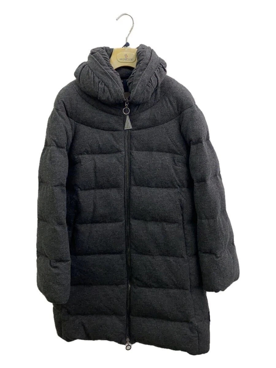 MONCLER altro cappotto 1 lana grigio tinta unita 020934990900
