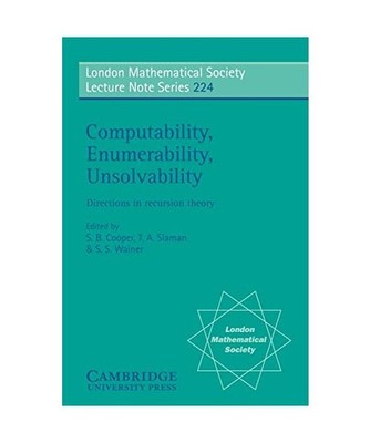 Computability, Enumerability, Unsolvability