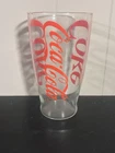 Vintage Coca Cola Coke Clear Glass Tumbler Red Letters 28oz