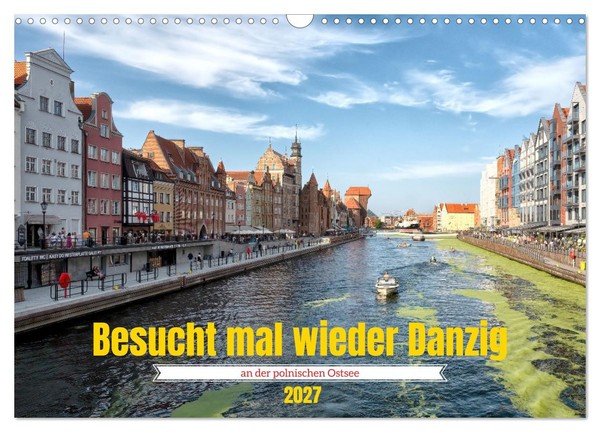 "Calendar 2027 · US Version · Visit Gdansk Again (Wall Calendar 2027 17\" × 12\" La"-image