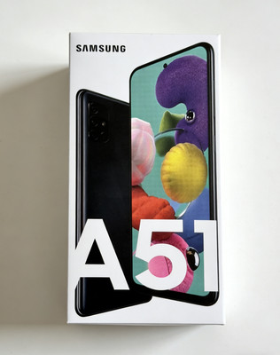 New Sealed Samsung Galaxy A51 4G 128GB 6GB Fsctory Unlocked Single SIM-BLACK-USA