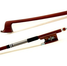 An Master Antique Pernambuco Violin Bow 4/4 Red OX Fleur-de-Lys Frog Silver Fast