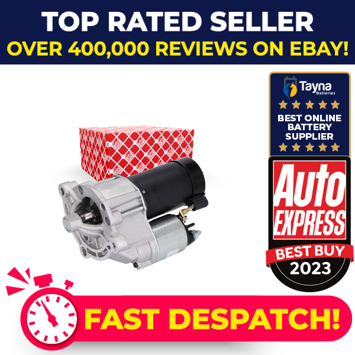 Starter Motor fits CITROEN C2 ENTERPRISE JG 1.1 03 to 09 5802CR 5802M9 5802Q7
