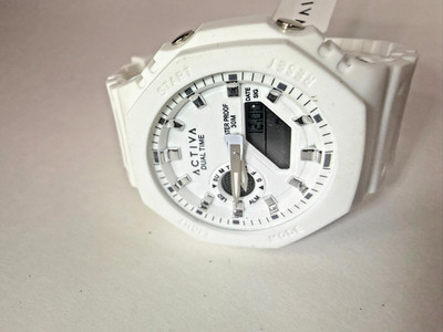 Activa Sonar × Invicta ACW423-001 Ana-Digi Sport Watch White New with Tag