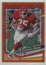 2023 Panini Donruss Optic Orange Scope Prizm 78/79 Christian Okoye #89 1m1f