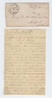CIVIL WAR LETTER - 9th NH Vols - Soldier in Hospital, Carried by Chaplain