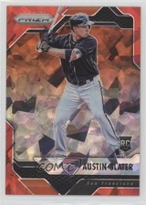 2017 Panini Chronicles Prizm Red Crystals Prizm 41/75 Austin Slater #22 4l3