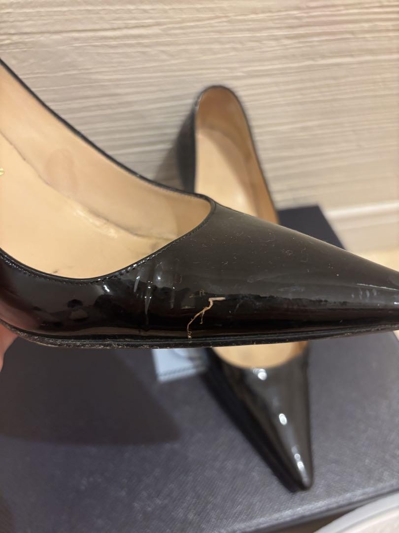 Christian Louboutin ブラック ハイヒール EU37.5 Christian Louboutin Pumps Heel Leather Black EU37.5/US7.5
