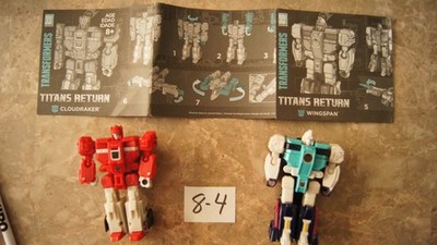 Transformers Titans Return Walgreens Exclusive - WINGSPAN & CLOUDRAKER Complete