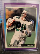 1990 Score Keith Jackson #210 Philadelphia Eagles NFL Football Card