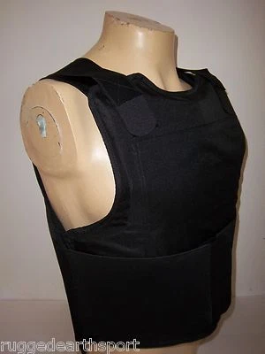 SKARR ADVANCED MATERIALS NEW Small Concealable Bulletproof Vest Plate Carrier Body Armor Level III A 3A