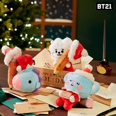 BTS BT21 Official Goods 2022 HOLIDAY EDITION Mini Doll + Tracking