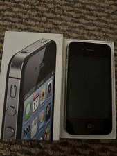 Water Damaged Used Apple iPhone 4s - 16GB - Black - A1387