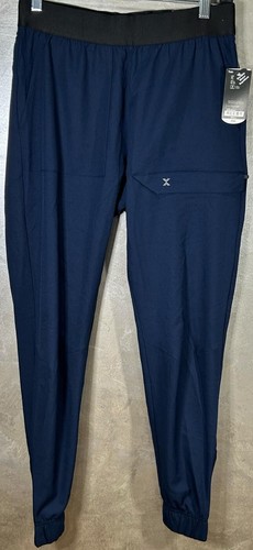 Xersion Jogger Sweatpants Womens Size Small Navy Blue Tapered Ankle Active Train