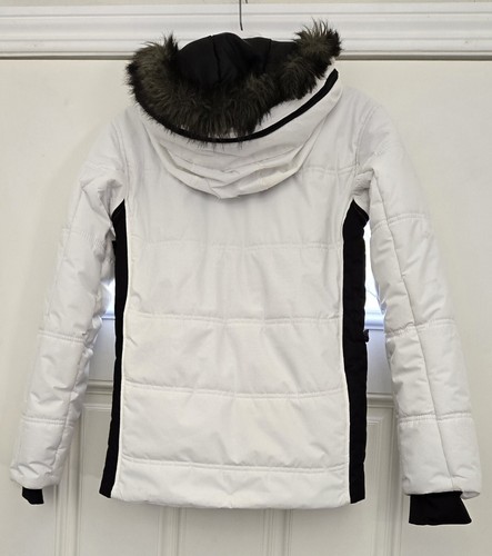 Pulse Ski Jacket Youth M (10/12) White Insulated Hooded Puffer Snow Winter Coat - Picture 19 of 19