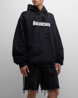 Balenciaga Caps Destroyed Oversize Fit Hoodie (BRAND NEW) | eBay