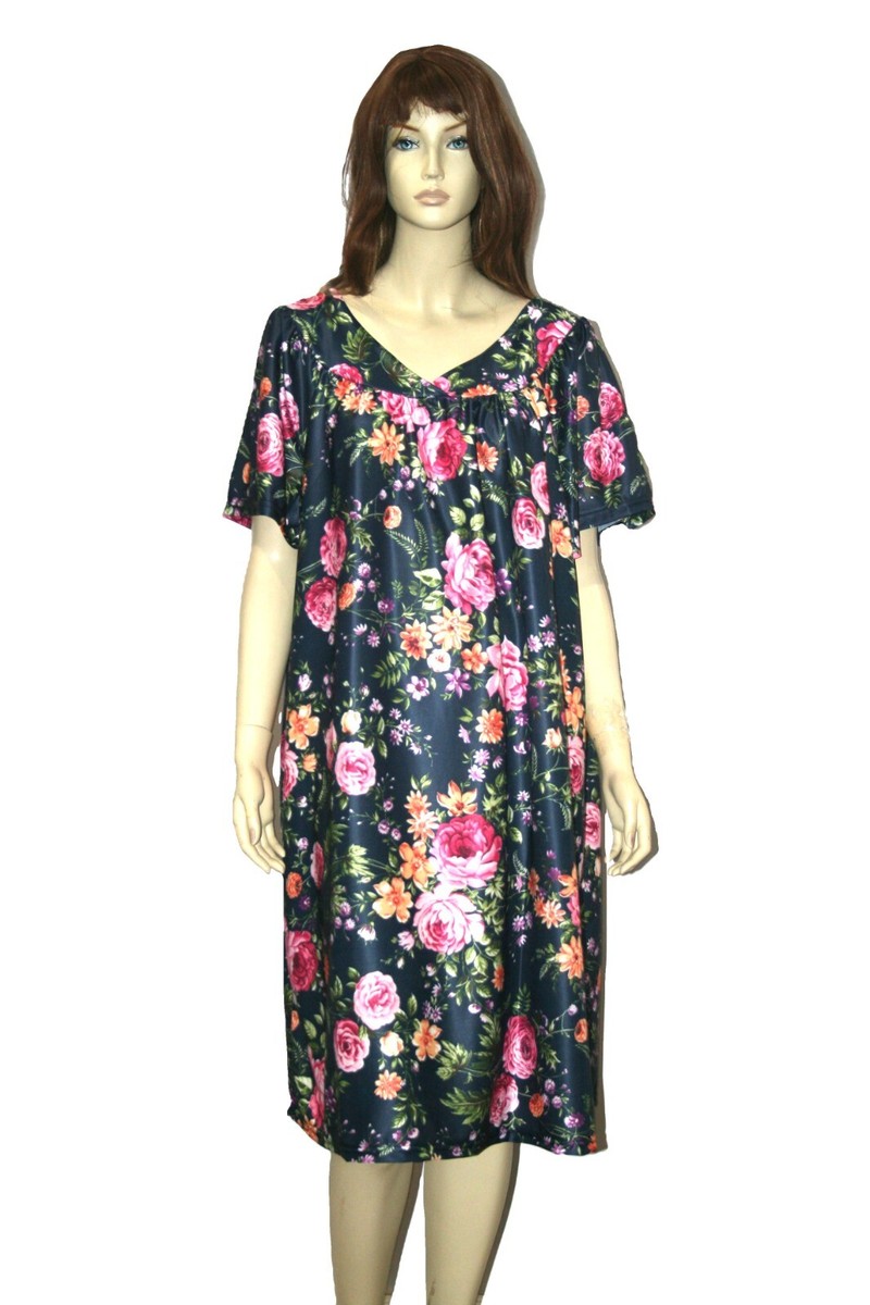 mumu dress old lady Can one truly be an hag without owning at least one muumuu? : r/oldhagfashion timeless garment that serves beautifully as a moomoo nightgown Vintage 60s 70s floral Aloha