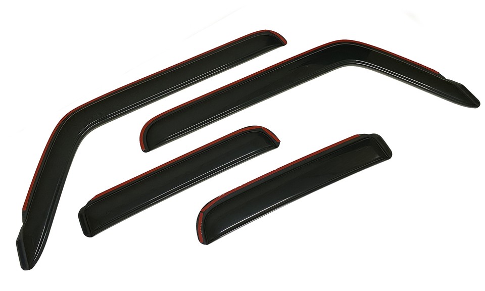 Smoke Tinted Out-Channel Vent Visor Deflector 4pcs 2011-16 For Chrysler 300 300C