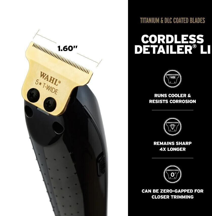 Wahl Cordless Barber Combo Black Magic Clip Clipper