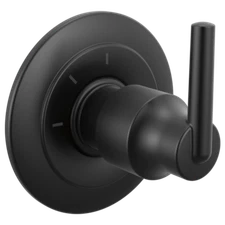 Delta Trinsic 3-Setting 2-Port Diverter Trim Matte Black-Certified Refurbished