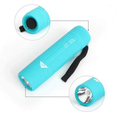 Ozark Trail Single Mini Handheld LED Flashlight 50 Lumens Assorted  Color 