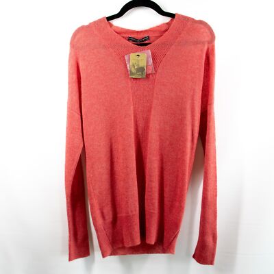 New Peruvian Connection Delphi Sweater Size Small Pimento Pullover Lightweight