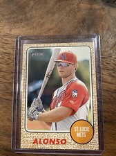 2017 Topps Heritage Minors Pete Alonso NO NAME VARIANT
