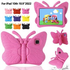 For iPad A16 11th Generation 11"2025 Kids EVA Case Butterfly Stand Cover Gifts