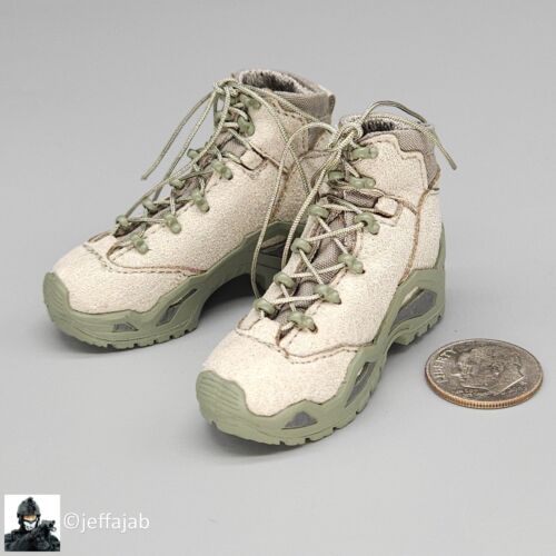 1:6 Easy & Simple French Airborne Special Operations LOWA GTX Boots 12" Figures - Picture 1 of 18