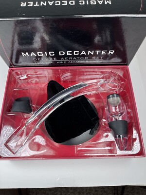 MAGIC DECANTER DELUXE AERATOR SET 2個セット Wine Aerator Magic Decanter Deluxe Set Aerator Filter Stand Tower