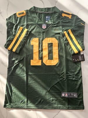 Jordan Love #10 1950s Throwback Alternate Green Bay Packers