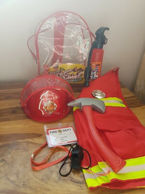 Fire Chief Deluxe Rollenspielset Alter 3-7 Neu mit Etikett 