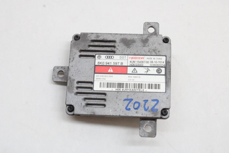 AUDI A3 2015 unidad de control de lastre de xenón 8 k0 941 597 B OEM 12 14 16 17 Foto 2 de 4