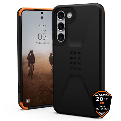 Urban Armor Gear (UAG) Civilian Tough Case für Samsung Galaxy S23+ (Plus), schwarz