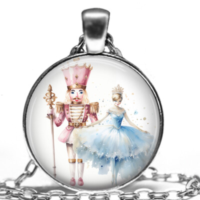 Nutcracker Ballet Keepsake Sugar Plum Fairy Performance Gift Pendant Necklace