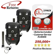 2 For 2015 2016 2017 2018 2019 2020 GMC Yukon XL Hatch Remote Key Fob HYQ1AA
